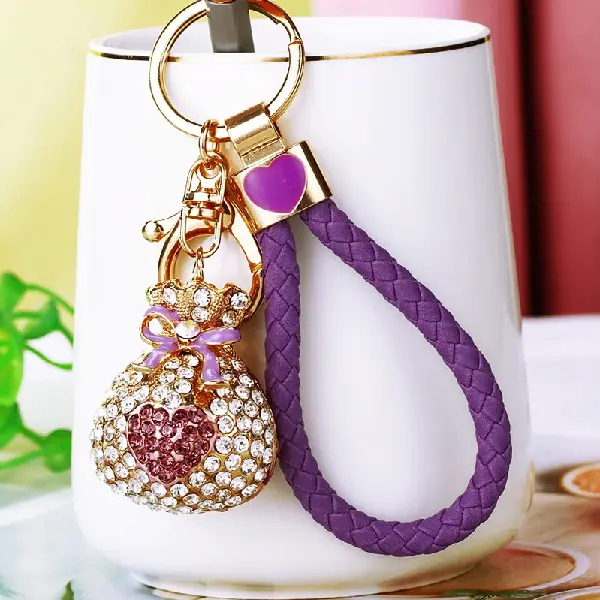 Deep purple BV+love lucky bag deep purple-single OPP bag packaging,chaincharmsupply.com