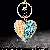 Wholesale Pearl Love Lucky Bag Keychains for Retailers - A525 double-sided pearl love sky blue-single OPP bag packaging