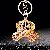 Rhinestone Pumpkin Keychain Wholesale Supply for Quality Retail - A523 love pumpkin car white-single OPP bag packaging