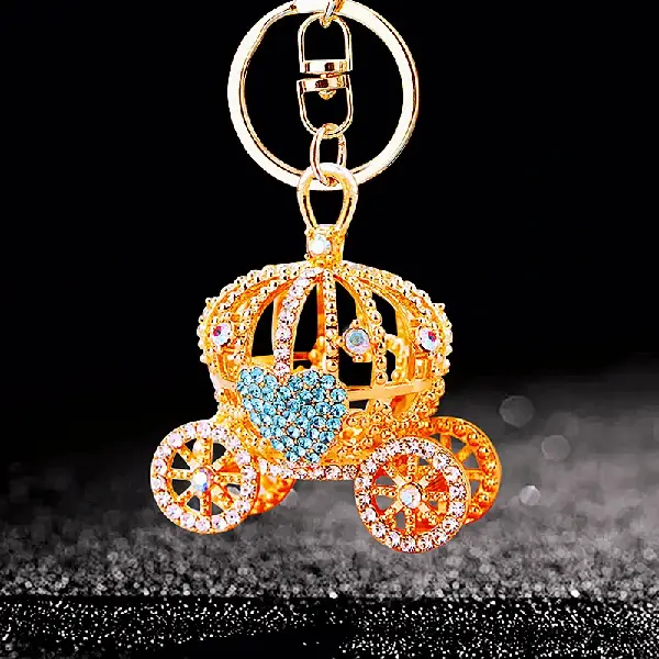 A523 love pumpkin car sky blue-single OPP bag packaging,chaincharmsupply.com