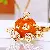 Rhinestone Pumpkin Keychain Wholesale Supply for Quality Retail - Orange single side-single OPP bag packaging