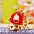 Rhinestone Pumpkin Keychain Wholesale Supply for Quality Retail - Jelly pumpkin cart red-single OPP bag packaging