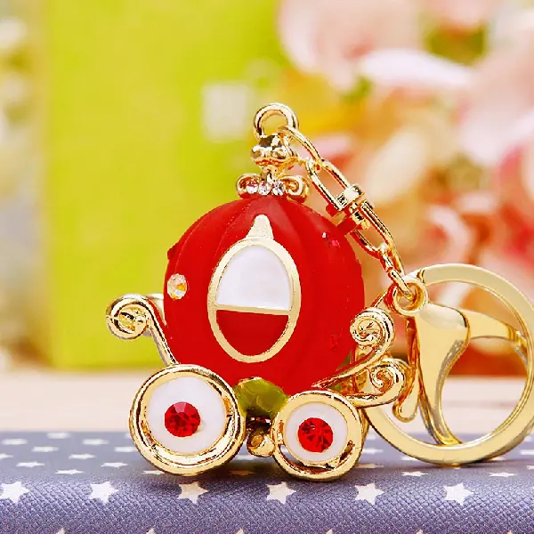 Jelly pumpkin cart red-single OPP bag packaging,chaincharmsupply.com