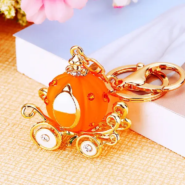 Jelly pumpkin cart orange-single OPP bag packaging,chaincharmsupply.com