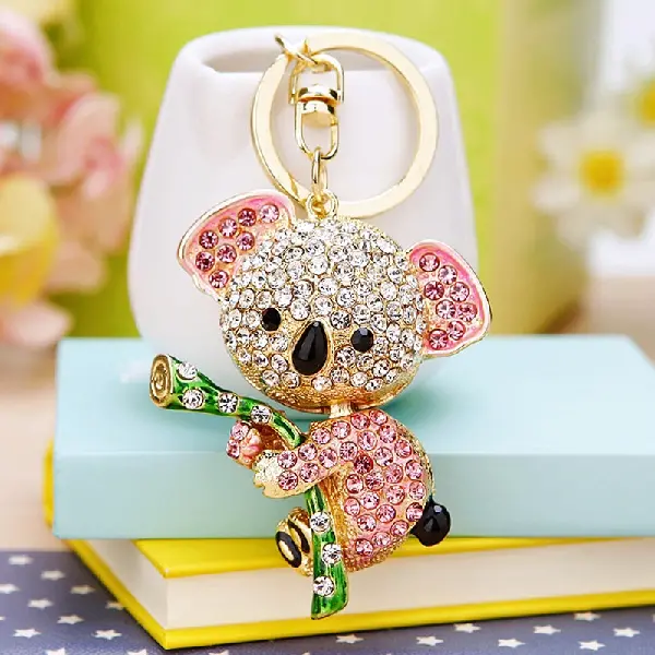Koala bear pink-single OPP bag packaging,chaincharmsupply.com
