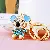 Wholesale Feng Shui Koala Bear Keychains - Car & Bag Charms - A271 new koala bear blue-single OPP bag packaging