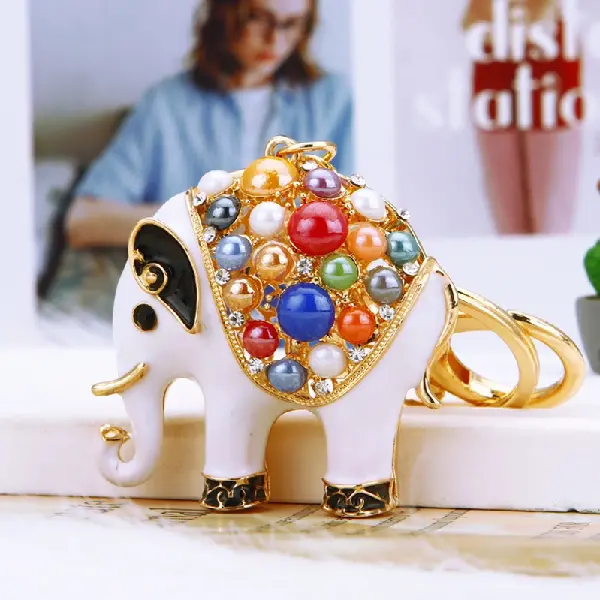 Colorful elephant-single OPP bag packaging,chaincharmsupply.com
