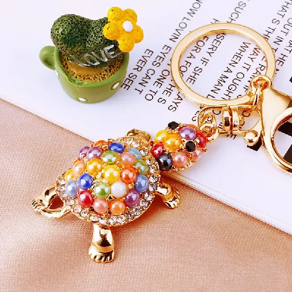 Colorful little turtle-single OPP bag packaging,chaincharmsupply.com