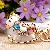 Wholesale Feng Shui Koala Bear Keychains - Car & Bag Charms - Gemstone Trojan-single OPP bag packaging