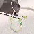 Original Ins Beaded Butter Bear Phone Charm Wholesale Supply - four leaf clover