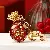 Wholesale Feng Shui Koala Bear Keychains - Car & Bag Charms - Round lucky bag wine red-single OPP bag packaging