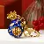 Wholesale Feng Shui Koala Bear Keychains - Car & Bag Charms - Round lucky bag blue-single OPP bag packaging