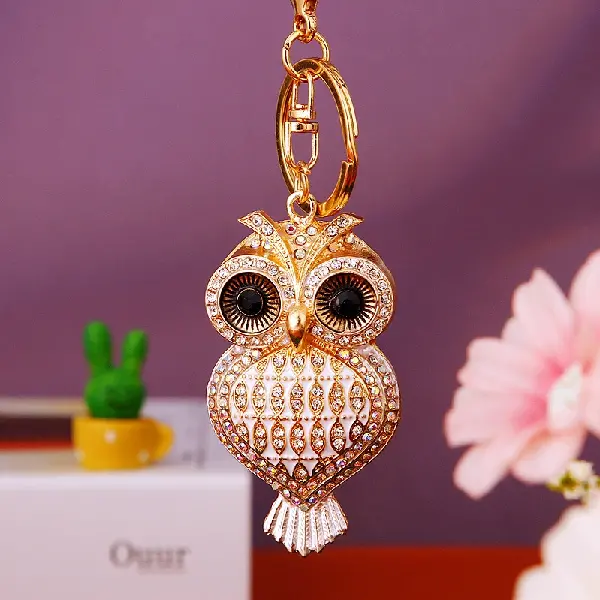 A321 Love Owl White-single OPP bag packaging,chaincharmsupply.com