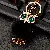 Premium Rhinestone-Encrusted Owl Keychains Wholesale Supply - Plush Owl Black - Single OPP bag packaging