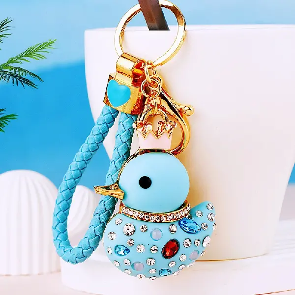Sky blue rope + duck blue - single OPP bag packaging,chaincharmsupply.com