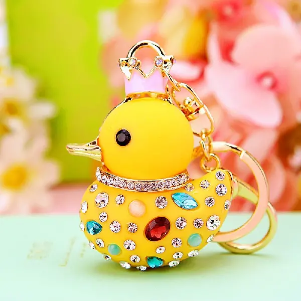 Little duck yellow-single OPP bag packaging,chaincharmsupply.com