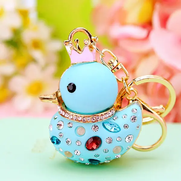 Little duck blue-single OPP bag packaging,chaincharmsupply.com