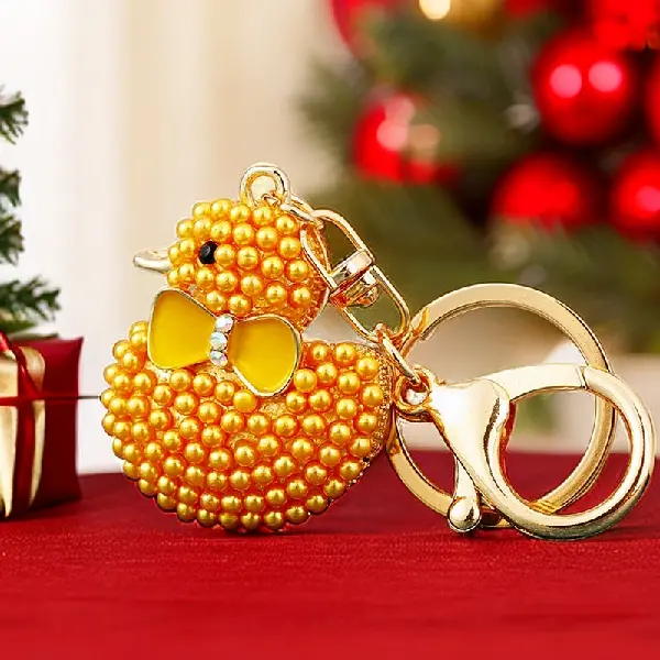 A305 pearl duck yellow-single OPP bag packaging,chaincharmsupply.com