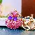 Wholesale Cute Rhinestone Duck Keychains for Retail Success - A305 Pearl Duck Purple-single OPP bag packaging