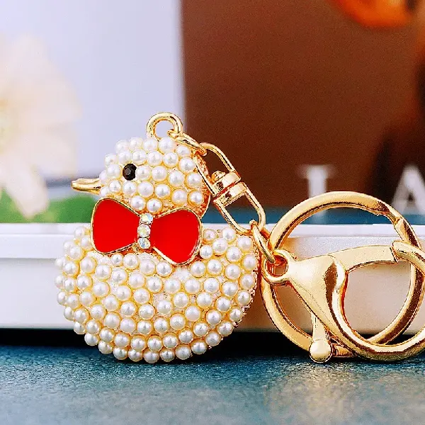 A305 pearl duck white-single OPP bag packaging,chaincharmsupply.com