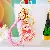 Wholesale Cute Rhinestone Duck Keychains for Retail Success - Pink Lucky Rope + A305 Pearl Duck Pink - Single OPP bag packaging