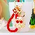 Wholesale Cute Rhinestone Duck Keychains for Retail Success - Red Lucky Rope + A305 Pearl Duck White - Single OPP bag packaging