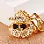 Wholesale Cute Rhinestone Duck Keychains for Retail Success - Full Rhinestone duck white - single OPP bag packaging