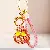 Wholesale Cute Rhinestone Duck Keychains for Retail Success - BV full Rhinestone duck pink-single OPP bag packaging