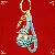 Wholesale Cute Rhinestone Duck Keychains for Retail Success - BV full Rhinestone duck blue-single OPP bag packaging