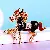 Zodiac Horse Keychain Wholesale Supply - Rhinestone Charm - Lucky Horse Black - Single OPP bag packaging