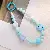 Wholesale Creative Smiling Star Phone Charms for Retailers - light blue