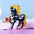 Zodiac Horse Keychain Wholesale Supply - Rhinestone Charm - Lucky Gem Horse Dark Green - Single OPP bag packaging
