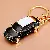 Wholesale Alloy Model Car Keychains for Bags & Phones - Land Rover Model Black - Single OPP Bag Packaging