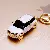 Wholesale Alloy Model Car Keychains for Bags & Phones - Land Rover Model White - Single OPP Bag Packaging