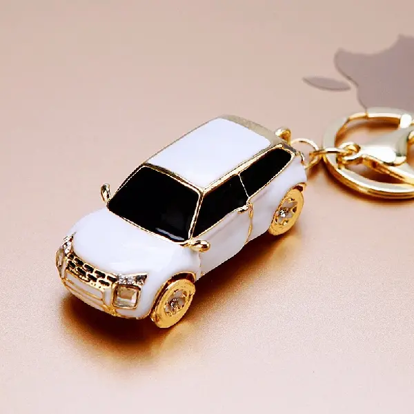 Land Rover Model White - Single OPP Bag Packaging,chaincharmsupply.com
