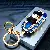 Wholesale Alloy Model Car Keychains for Bags & Phones - Full Rhinestone supercar sapphire-single OPP bag packaging