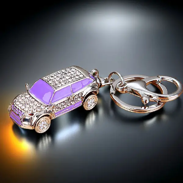 Full Rhinestone Land Rover purple-single OPP bag packaging,chaincharmsupply.com