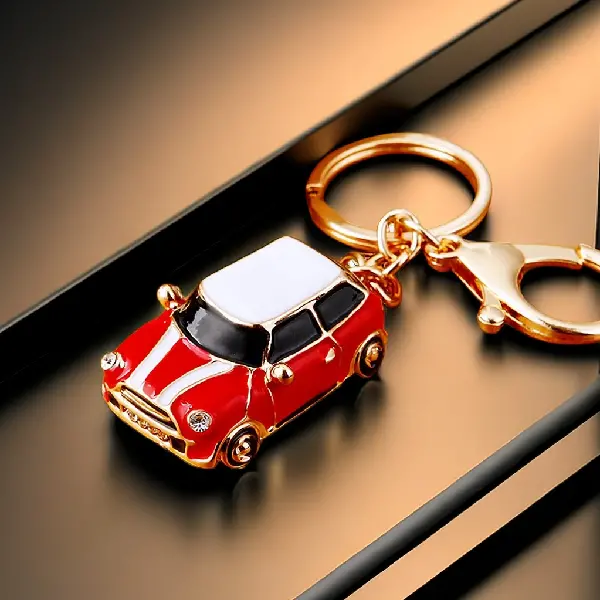 MINI car red-single OPP bag packaging,chaincharmsupply.com