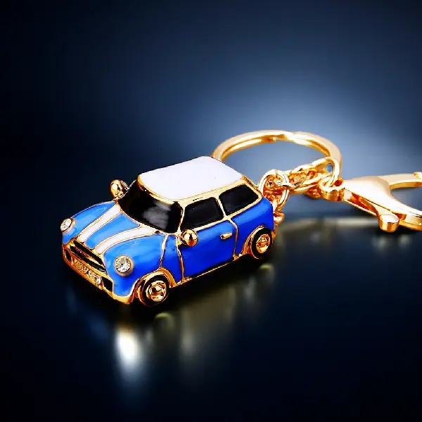 MINI car sapphire-single OPP bag packaging,chaincharmsupply.com