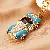 Wholesale Alloy Model Car Keychains for Bags & Phones - New version convertible blue-single OPP bag packaging