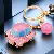 Wholesale Alloy Model Car Keychains for Bags & Phones - Tuk Tuk Pink-Single OPP bag packaging