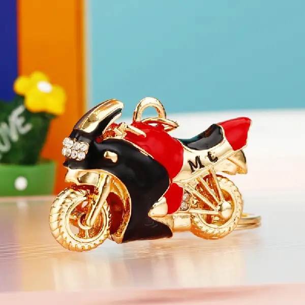 Motorcycle red and black-single OPP bag packaging,chaincharmsupply.com