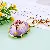 Wholesale Alloy Model Car Keychains for Bags & Phones - New version of Beetle purple-single OPP bag packaging