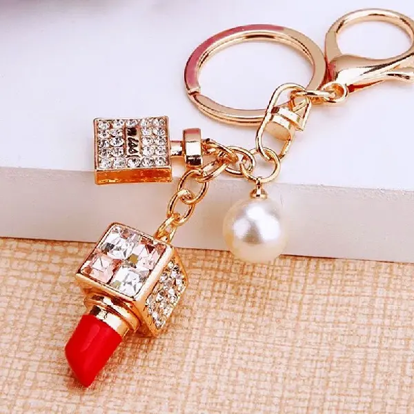 Perfume bottle lipstick red-single OPP bag packaging,chaincharmsupply.com