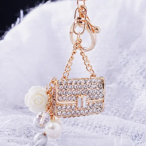 Pearl small shoulder bag-single OPP bag packaging,chaincharmsupply.com