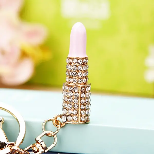 Small lipstick pink-single OPP bag packaging,chaincharmsupply.com