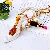 Wholesale Creative Rhinestone Lipstick Perfume Keychains - Lipstick pearl shoes white - single OPP bag packaging