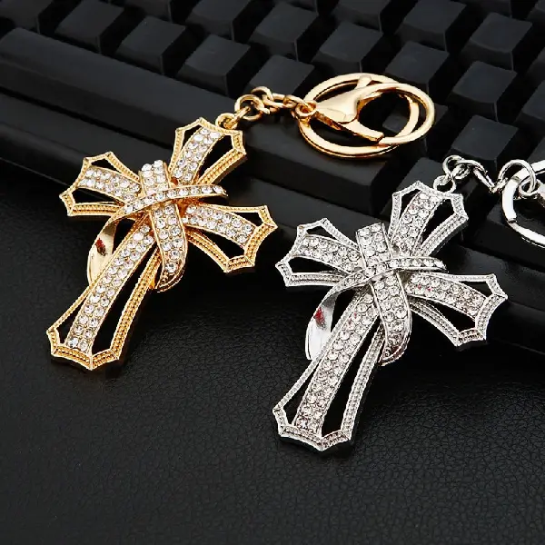 X-shaped cross color mixed hair-single OPP bag packaging,chaincharmsupply.com