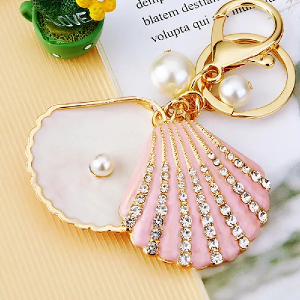 Shell pink-single OPP bag packaging,chaincharmsupply.com