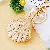 Premium Quality Pearl Shell Rhinestone Keychains Wholesale - Shell champagne color-single OPP bag packaging